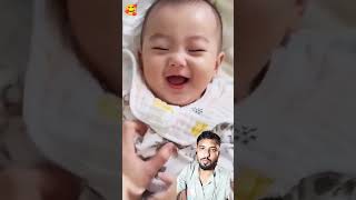 cute baby laughing to her daddy 💕 cutebaby laughingbabymoments babylaugh [upl. by Broddy]