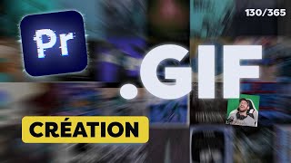 COMMENT FAIRE UN GIF  Tuto Premiere Pro [upl. by Melda]