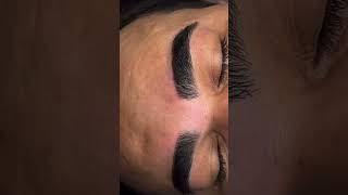 Thick man eyebrows waxing tutorial 😮shortsclean browssubscribe ♥️ [upl. by Ibbob7]