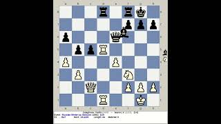 Zvjaginsev Vadim vs Ivanov V  Russian Winter Chess Open 1991 Moscow [upl. by Ki]