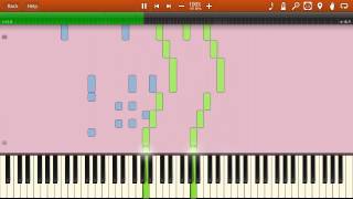 Franz Liszt  Liebestraum No 3 in Aflat major quotLove Dreamquot Synthesia Tutorial [upl. by Ulla694]