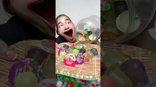 Unboxing Delicious Rainbow Lollipop candy satisfying jelly yummy funny candying rainbowcandy [upl. by Pihc488]