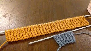 Knitting Border  Simple amp Easy 1 Row Repeat Border  With Written Instructions [upl. by Nisa941]