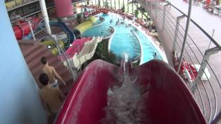 Very Steep Water Slide at Aquapolis [upl. by Shifrah270]