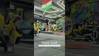 18013 deadlift  Static Hold  Bracing Technique strengthlifting deadliftpr anime [upl. by Ecirehs927]