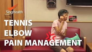 Physiotherapy Management of Tennis Elbow  SingHealth Healthy Living Series [upl. by Henni204]