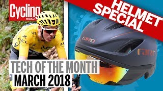 Tech of the Month March 2018  Giro Kask POC amp Cannondale  Helmet Special  Cycling Weekly [upl. by Hillie349]