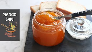 Mango Jam Recipe  3 Ingredient Homemade Mango Jam [upl. by Yajeet]