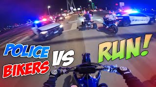 BIKERS VS COPS  Motorcycles chased by Police Compilation 2023 [upl. by Prentiss79]