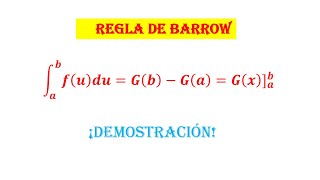 REGLA DE BARROW ¡¡DEMOSTRACIÓN [upl. by Rhpotsirhc427]