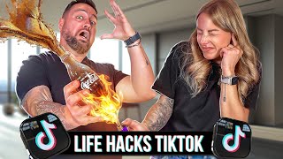 ON TESTE LES MEILLEURS LIFE HACKS TIKTOK  spoil c’est un carnage [upl. by Previdi]