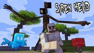 Mobs School  SIREN HEAD ATTACK  Minecraft Animation [upl. by Zsamot]