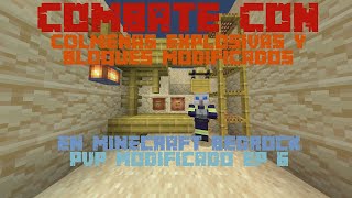 Combate con Colmenas Explosivas 2 en Minecraft PE PVP modificado Ep6 [upl. by Erie]