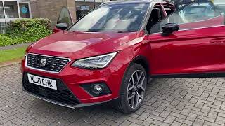 SEAT Arona Xcellence Lux DSGAuto Desire Red  Top of the range  Only 27351 Miles [upl. by Philbin]