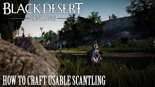 Black Desert Online How to Get Usable Scantling [upl. by Anitnerolf163]