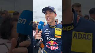 DTM vom Hockenheimring interview mit Kelvin van der Linde 19102024 [upl. by Gambrell]