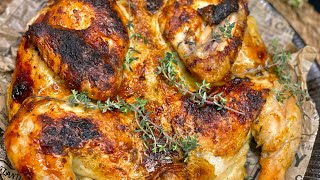 Poulet grillé au four avec une simple marinade دجاج مشوي فالفرن [upl. by Ojyllek605]