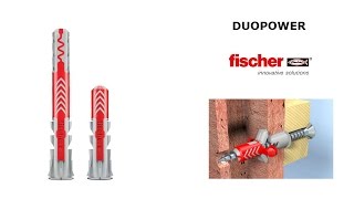 fischer DUOPOWER  двухкомпонентный дюбель [upl. by Aymahs]