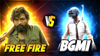 BGMI vs FREE FIRE 🔥  FREE FIRE vs BGMI  PUBG vs FREE FIRE  FREE FIRE BAN  FREE FIRE BANNED [upl. by Niltyak]