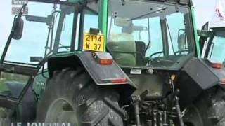 Les agriculteurs se préparent à manifester IndreetLoire [upl. by Adnawyt]