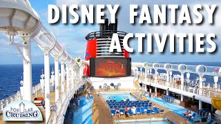 Disney Fantasy Tour amp Disney Fantasy Review Activities  Disney Cruise Line  Cruise Ship Review [upl. by Yelyr81]