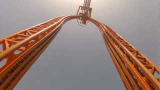 Divertical Front Seat POV Mirabilandia Intamin Water Roller Coaster 1080p HD Italy [upl. by Ahseeyt279]