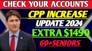 CPP 1490 Confirmed And Exact Update From CRA For All The Seniors [upl. by Arabelle]