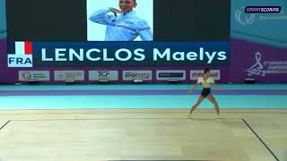 LENCLOS Maelys FRA  13th European Aerobic Championships Antalya 2023  Qualifications IW [upl. by Ornstead]