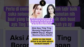 BAIK BANGET SI YU Aksi Ayu Ting Ting Borong Dagangan UMKM Dipuji ayutingting trendingshorts short [upl. by Giovanni566]