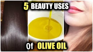 5 BEAUTY USES OF OLIVE OIL │The SECRET TO Long Thick Hair AntiAging Younger Skin and more [upl. by Enyamrahc340]