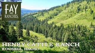 Idaho Ranch For Sale  Henry Cattle Ranch  Kooskia Idaho [upl. by Terrena]