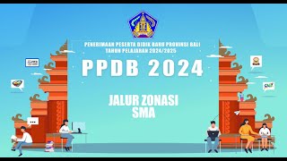 Tata Cara Pendaftaran PPDB Jalur Zonasi SMA 2024 [upl. by Tomaso]