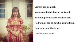 Lairam Dawh 2014  Mercy  Ram Hla  Lyrics Video [upl. by Josy]