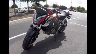 2018 Honda CB650F First Ride REVIEW [upl. by Oak]