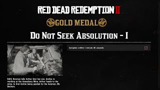 Red Dead Redemption 2  Honor Story Missions  Do Not Seek Absolution  I Gold [upl. by Enyedy]