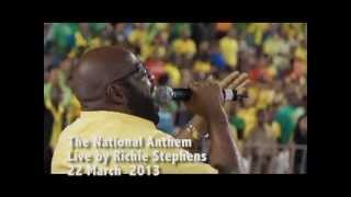 Jamaica National Anthem  Richie Stevens [upl. by Ursulina637]