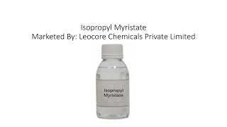 Isopropyl Myristate [upl. by Nyra]