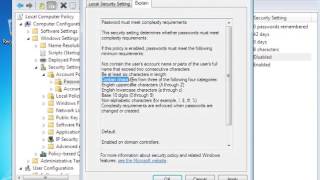 Windows 7 Password Policy in banglapassword policyhow to change windows password [upl. by Orabel680]