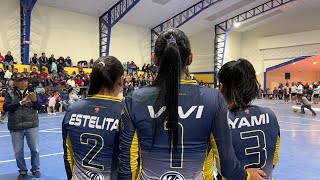 🇪🇨𝗘𝗖𝗨𝗔𝗩𝗢𝗟𝗘𝗬 en 𝗔𝗧𝗔𝗛𝗨𝗔𝗟𝗣𝗔‼️Las Vivis vs Palmeras Juventud‼️😱Casa llena 💯 2022 [upl. by Naivart27]