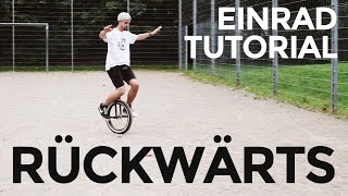 Rückwärts Fahren Lernen  Einrad Tutorial  RideOne Unicycling [upl. by Andrews]