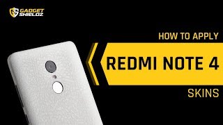 How to apply Skinnova Redmi Note 4 skins [upl. by Tibbitts]