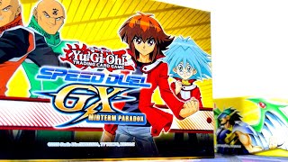 OPENING THE SPEED DUEL GX MIDTERM PARADOX BOX [upl. by Arikahs908]