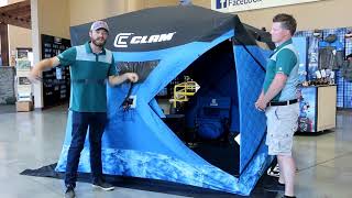 Clam Refuge Ice Thermal Pop Up Shelter [upl. by Toffic]