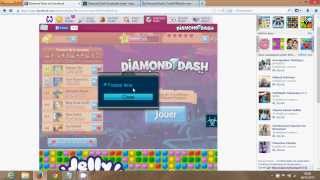 TUTO Comment tricher dans diamond dash facebook [upl. by Ahsien]