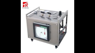 TEREK LULKDRC Series Pneumatic Hydro Booster Pump Test Unit with Chart Recorder  Operation Video [upl. by Flosser]