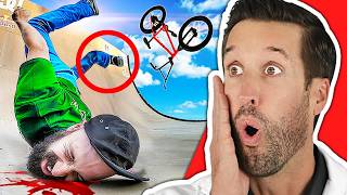 ER Doctor REACTS to Most PAINFUL BMX Bike Fails Ever [upl. by Nimesay664]