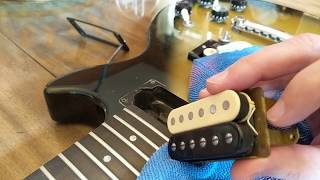 How to Out of phase pickups on a Gibson 2 conductor humbucker ala Peter Green [upl. by Idarb]