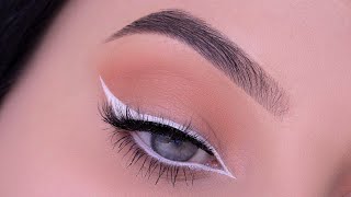 FOXY Eye Makeup Tutorial using White Eyeliner [upl. by Agneta]