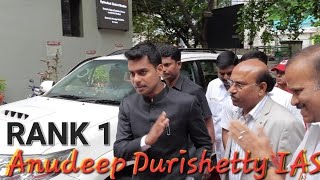 Hyderabads New Collector and DM Anudeep Durishetty IAS Grand Entry  IAS MOTIVATION [upl. by Abigale]