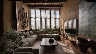 Interior Design ▸ Wabi Sabi Apartment Tour [upl. by Baudelaire]